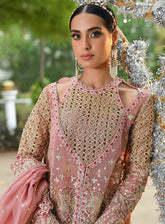 Singhar By Qalamkar Wedding Formals Embroidered Organza 3 Piece Unstitched Suit QLM24SW RF-02 SALEHA
